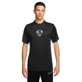 T-Shirt Calcio Uomo Nike Academy+ Nero Bianco | NonSoloSport