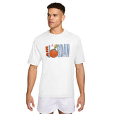 T-Shirt Uomo Nike Jordan Cartoon Graphic Bianco | NonSoloSport