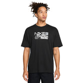 T-Shirt Uomo Nike Basketball Nero Bianco | NonSoloSport