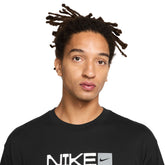 T-Shirt Uomo Nike Basketball Nero Bianco | NonSoloSport