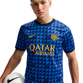 Maglia Calcio Pre Partita Nike Inter Dri-Fit Blu Nero | NonSoloSport