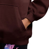 Felpa Ragazza Nike Sportswear Studio Fleece Marrone | NonSoloSport