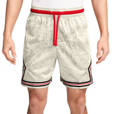 Shorts Uomo Jordan Sport Diamond Beige Rosso | NonSoloSport