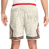 Shorts Uomo Jordan Sport Diamond Beige Rosso | NonSoloSport