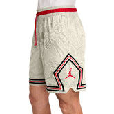 Shorts Uomo Jordan Sport Diamond Beige Rosso | NonSoloSport