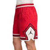 Shorts Uomo Jordan Sport Diamond Rosso Bianco | NonSoloSport