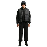 Pantalone Jogger Donna Nike Studio Fleece Medium Weight Nero | NonSoloSport