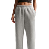 Pantalone Jogger Donna Nike Studio Fleece Medium Weight Grigio | NonSoloSport
