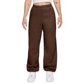 Pantalone Jogger Donna Nike Studio Fleece Medium Weight Grigio | NonSoloSport