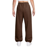Pantalone Jogger Donna Nike Studio Fleece Medium Weight Marrone | NonSoloSport