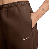 Pantalone Jogger Donna Nike Studio Fleece Medium Weight Marrone | NonSoloSport