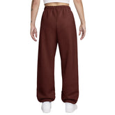 Pantalone Donna Nike Studio Fleece Medium Weight Marrone | NonSoloSport