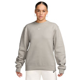 Felpa Donna Nike Studio Fleece Beige | NonSoloSport