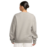 Felpa Donna Nike Studio Fleece Beige | NonSoloSport