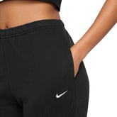 Pantalone Donna Nike Studio Fleece Lightweight Nero | NonSoloSport