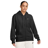 Felpa Donna Nike Studio Fleece Lightweight Nero | NonSoloSport