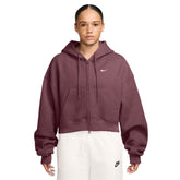 Felpa Donna Nike Studio Fleece Medium Weight Rosa | NonSoloSport