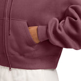 Felpa Donna Nike Studio Fleece Medium Weight Rosa | NonSoloSport