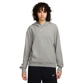 Felpa Donna Nike Studio Fleece Lightweight Grigio | NonSoloSport