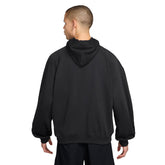 Felpa Uomo Jordan Brooklyn Nero Argento | NonSoloSport
