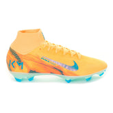 Scarpa da Calcio Uomo Nike Mercurial Superfly 10 Pro Kylian Mbappé Terreni Compatti Arancione Azzurro | NonSoloSport