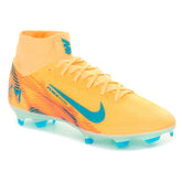 Scarpa da Calcio Uomo Nike Mercurial Superfly 10 Pro Kylian Mbappé Terreni Compatti Arancione Azzurro | NonSoloSport