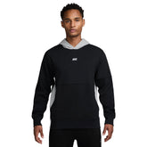 Felpa Uomo Nike Club Varsity Nero Grigio | NonSoloSport