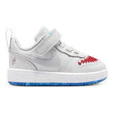 Sneakers Neonato Nike Court Borough Low Grigio Rosso | NonSoloSport
