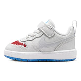 Sneakers Neonato Nike Court Borough Low Grigio Rosso | NonSoloSport