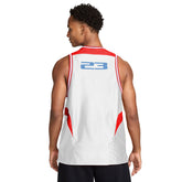 Canotta Uomo Jordan Brooklyn Bianco Rosso | NonSoloSport