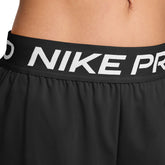 Shorts Donna Nike Pro Dri-FIT Nero Bianco | NonSoloSport
