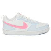Sneakers Ragazzo Nike Court Borough Low Essential+ Bianco Azzurro Rosa | NonSoloSport