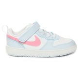 Sneakers Neonato Nike Court Borough Low Essential+ Bianco Azzurro Rosa | NonSoloSport