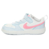 Sneakers Neonato Nike Court Borough Low Essential+ Bianco Azzurro Rosa | NonSoloSport