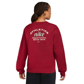 Maglia Donna Nike Studio Fleece Graphic Pack Bordeaux | NonSoloSport