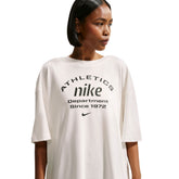 T-Shirt Donna Nike Sportswear Beige Nero | NonSoloSport