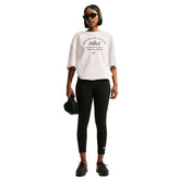 T-Shirt Donna Nike Sportswear Beige Nero | NonSoloSport