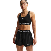 Shorts Donna Nike Pro Nero Bianco | NonSoloSport