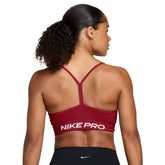 Bra Donna Nike Pro Seamless Bordeaux Bianco | NonSoloSport