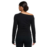 Maglia Donna Nike One Relaxed Nero Bianco | NonSoloSport