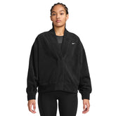 Cardigan Donna Nike One Nero Bianco | NonSoloSport