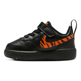 Sneakers Neonato Nike Court Borough Low Nero Arancione | NonSoloSport