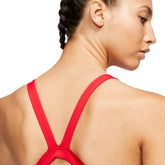 Costume Donna Nike Swim Fastback Rosso | NonSoloSport