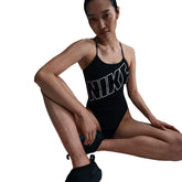 Costume Donna Nike Swim HydraStrong Nero | NonSoloSport