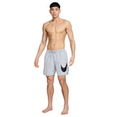 Costume Boxer Uomo Nike Swim Breaker Grigio | NonSoloSport