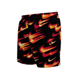 Costume Nike Uomo Breaker Print Volley Nero Rosso | NonSoloSport