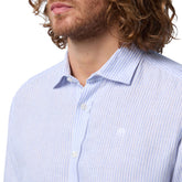 Camicia Uomo North Sails Righe Bianco Azzurro | NonSoloSport