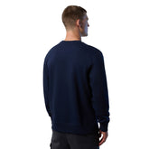 Felpa Uomo North Sails Logo Patch Blu | NonSoloSport