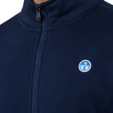 Felpa Uomo North Sails Logo Blu | NonSoloSport