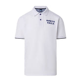 Polo Uomo North Sails Colletto A Righe Bianco | NonSoloSport